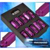 UNIVERSAL 12MMX1.5 LOCKING LUG NUTS RACING ALUMINUM TUNER WHEEL 20PC KIT PURPLE