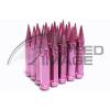 Z RACING PINK 90MM SPIKE STEEL LUG NUTS SET 12X1.25 SUBARU 20 PC TUNER