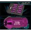 UNIVERSAL M12x1.25 LOCKING LUG NUTS 20 PIECES AUTOX TUNER WHEEL PACKAGE PURPLE