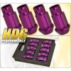 UNIVERSAL 12MMx1.25MM LOCKING LUG NUTS THREAD WHEEL RIM ALUMINUM PURPLE