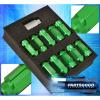 FOR NISSAN 12x1.25MM LOCKING LUG NUTS SPORT RACING HEAVY DUTY ALUMINUM SET GREEN