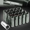 FOR CAMRY/CELICA/COROLLA 20 PCS M12 X 1.5 ALUMINUM 60MM LUG NUT+ADAPTER KEY GRAY