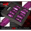 For Gmc 12X1.5 Locking Lug Nuts 20 Pieces Forged Aluminum Wheels Rims Set Purple