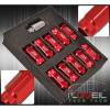 FOR HONDA M12X1.5MM LOCKING LUG NUTS DRIFTING HEAVY DUTY ALUMINUM 20PC SET RED