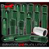 FOR ACURA 12x1.5 LOCKING LUG NUTS RIMS FORGED ALUMINUM 20PCS UNIT KEY KIT GREEN