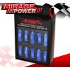 For Saturn 12X1.5 Locking Lug Nuts Track Extended Open 20 Pieces Unit Set Blue