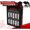 Universal M12X1.5Mm Locking Lug Nuts Wheel Extended Aluminum 20 Piece Set Silver