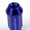 FOR CAMRY/CELICA/COROLLA 20 PCS M12 X 1.5 ALUMINUM 50MM LUG NUT+ADAPTER KEY BLUE