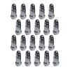 20 Piece Chrome Bullet Style Locking Lug Nuts 7/16&#034; Inch Thread Pitch