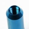 FOR CORVETTE MALIBU IMPALA 20 PCS M12 X 1.5 60MM LUG NUT+ADAPTER KEY CYAN