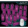 FOR SUBARU 12x1.25 LOCKING LUG NUTS TRUCK SUV EXTERIOR 20 PCS WHEELS KIT PURPLE