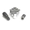 (24) 14x1.5 WHEEL LOCKS 8 POINT TUNER LUG NUTS OPEN END CHEVY GMC FORD DODGE GM