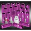 FOR SUZUKI M12x1.25 LOCKING LUG NUTS SPORT RACING HEAVY DUTY ALUMINUM SET PURPLE