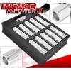 FOR MITSUBISHI 12x1.5 LOCK LUG NUTS DRIFTING HEAVY DUTY ALUMINUM 20PC SET SILVER