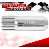 FOR MITSUBISHI 12x1.5 LOCK LUG NUTS DRIFTING HEAVY DUTY ALUMINUM 20PC SET SILVER