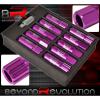 FOR NISSAN M12x1.25 LOCKING LUG NUTS 20 PIECE FORGED ALUMINUM WHEELS RIMS PURPLE