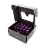 NRG 21 Pc Set Purple Steel Locking Lug Nuts M12 x 1.5 w/ Dust Cover Lock Socket