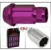 FOR VOLVO 12X1.5MM LOCKING LUG NUTS THREAD WHEELS RIMS ALUMINUM EXTENDED PURPLE