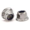 10/25/50/100pcs A2 Stainless Steel Metric Hex Flange Stop Lock Nut DIN6926