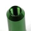 FOR CORVETTE/MALIBU/lMPALA 20X EXTEND ACORN TUNER WHEEL LUG NUTS+LOCK+KEY GREEN