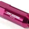 FOR IS260 IS360 GS460 20 PCS M12 X 1.5 ALUMINUM 60MM LUG NUT+ADAPTER KEY PINK