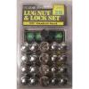 *NEW* Lug Nut and Lock Set: 4 Lugs + 1 Locking - Rally 90521 - 1/2&#034; Conical Seat