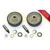 400518 - (2PACK) 2 NEW DRYER DRUM SUPPORT ROLLER KIT WITH SHAFTS