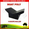 BOAT ROLLER POLY V BLOCK SUPPORT BOW ROLLER 110x74MM MARINE TRAILER BOAT PARTS