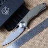 High Quality Knife Desert G10 Handle D2 Plain Edge Outdoor Flipper Bearing Hunt