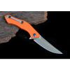 couteau orange g10 griff d2 plain edge flipper bearing jagdmesser knife messer