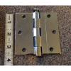 HAGER Chrome Hinge Plain Bearing Square Corner 3-1/2&#034; x 3-1/2&#034;