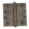 Baldwin 1040.INRP 4&#034; x 4&#034; Solid Brass Square Corner Plain Bearing Mortise Hinge