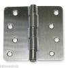 1WAN1 Battalion Door Hinges, Full Mortise, Plain Bearing - 4&#034;X4&#034;-2 Pack