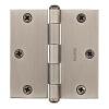 Baldwin BR7025 3.5&#034; x 3.5&#034; Solid Brass Square Corner Plain Bearing Mortise Hinge