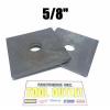 (Qty 10) 5/8&#034; x 3&#034; x .25 (1/4&#034;) Square Bearing Plate Washer Plain