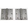 Von Morris Plain Bearing Hinge Pair 11-3535 x 609D Distressed Satin Brass NEW