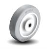 Colson Non Marking Gray Performa Soft Rubber Wheel 5&#034; x1-1/4&#034; with Plain Bearing