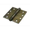 Deltana S44HD 4&#034; x 4&#034; Square Corner Plain Bearing Mortise Hinge - Pair