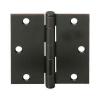 Schlage 1010 3.5&#034; x 3.5&#034; Square Corner Plain Bearing Mortise Hinge - Pack of Thr