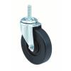 E.R. Wagner Stem Caster, Swivel, Polyolefin Wheel, Plain Bearing, 125 lbs 3&#034; 1&#034;