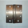 3 Ives 1084 3PB1 4.5&#034; x 4&#034; 3 Knuckle Plain Bearing Butt Hinges DARK BRONZE 10B