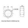 CHROMOLY 4 LINK 1/2 x 1/2-20 ROD END KIT WITH BUNGS .065 HEIM JOINTS