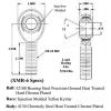 CHROMOLY 4 LINK 3/8 x 3/8-24 ROD END KIT WITH BUNGS .058 HEIM JOINTS