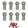 8 qty RH Female 1/4&#034;- 28 Thread with a 1/4&#034; Bore, Rod End, Heim Joints (CFR-4)