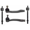 10 Piece Steering Control Arms Ball Joints Tie Rod Ends Honda Crx 1 Yr Warranty