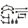 10 Pc Suspension Kit for  Expedition Navigator Tie Rod Ends Upper Control Arms