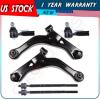 6 Pieces Suspension Control Arm Tie Rod Ends Set for 2001-2004 Ford Escape