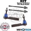 New Complete Inner &amp; Outer Tie Rod Ends Enclave Traverse Arcadia Outlook