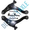 6pc: New 2 Front Lower Control Arm Assembly + 4 Tie Rod Ends for Dodge Neon