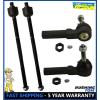 00-05 Dodge Neon 6 Pc Kit Front Lower Control Arms Inner &amp; Outer Tie Rod Ends